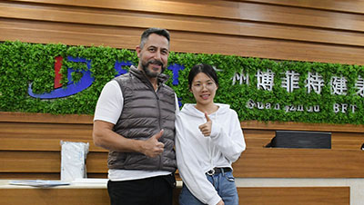 美国客户采购博菲特健身房器材