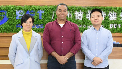 埃及客户进口中国博菲特品牌商用健身设备